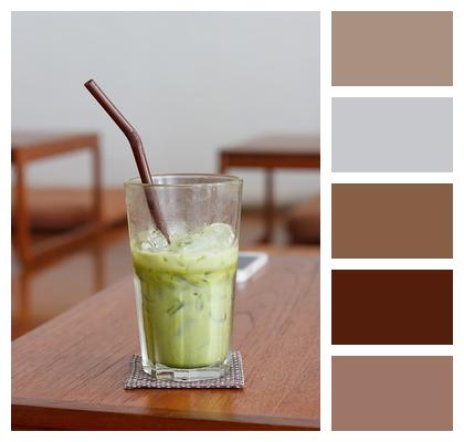 Matcha Green Tea Table Image